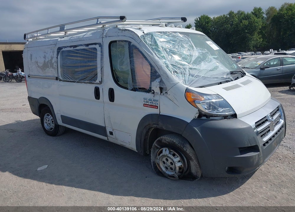 2016 RAM PROMASTER 1500 LOW ROOF VIN: 3C6TRVAG6GE117943