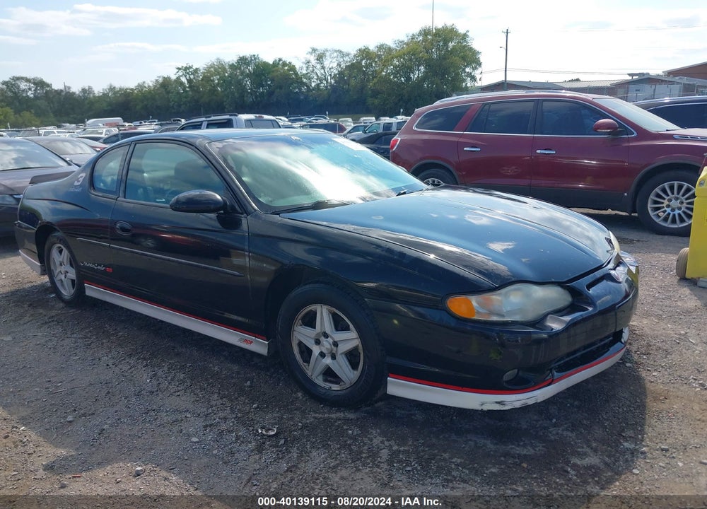 2002 CHEVROLET MONTE CARLO SS VIN: 2G1WX15K529251300