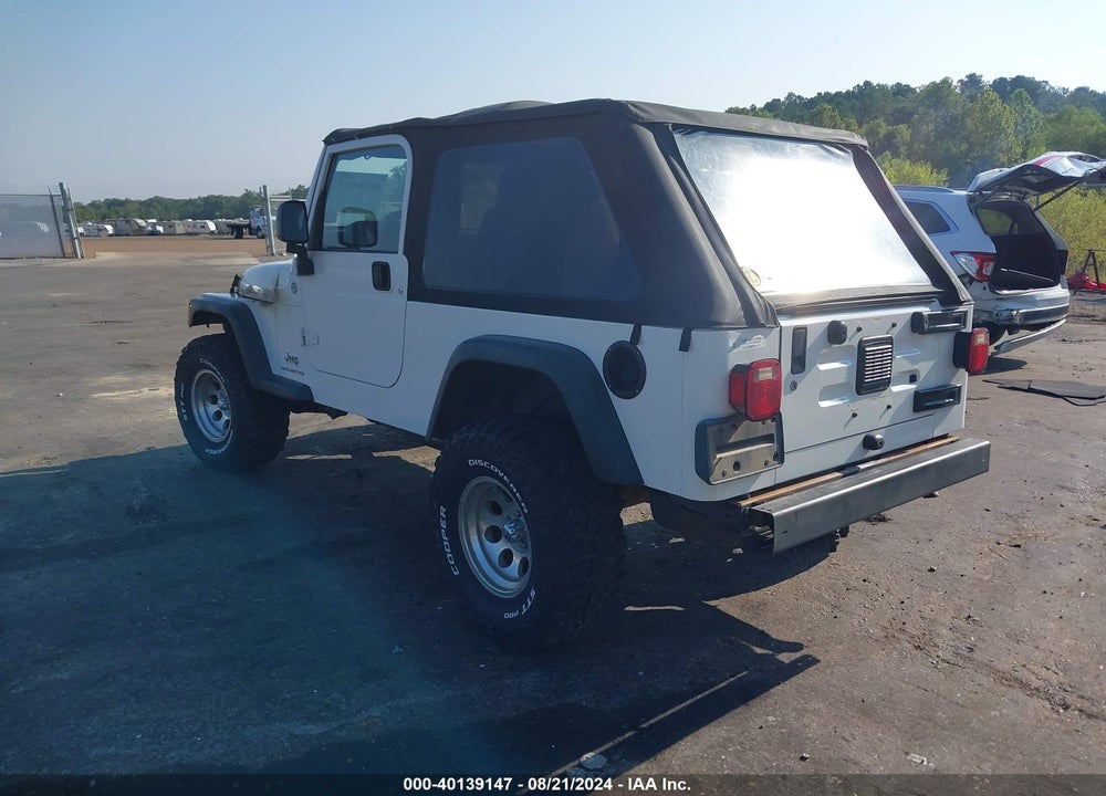 2005 JEEP WRANGLER UNLIMITED VIN: 1J4FA44SX5P357964
