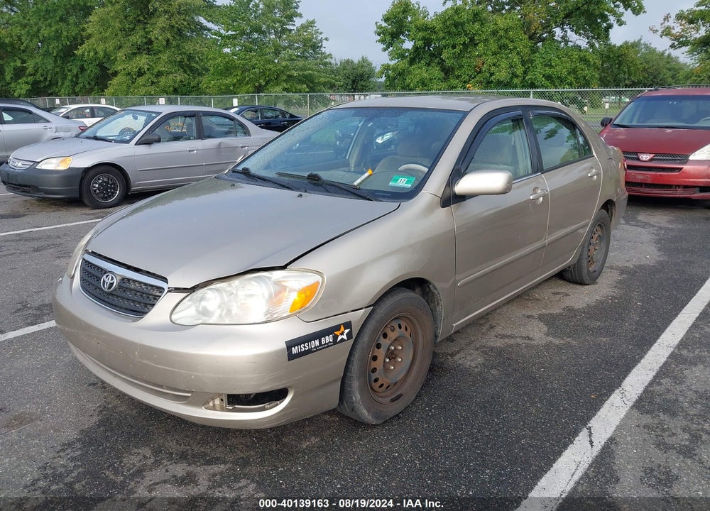 2005 TOYOTA COROLLA LE VIN: 2T1BR32E05C480272