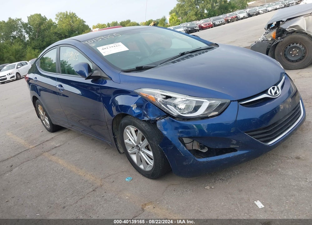 2016 HYUNDAI ELANTRA SE VIN: 5NPDH4AE0GH702392