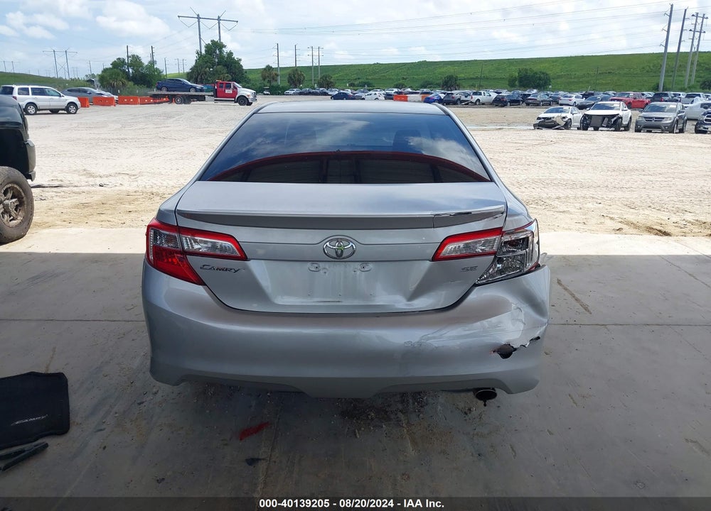 2012 TOYOTA CAMRY SE VIN: 4T1BF1FK6CU014452