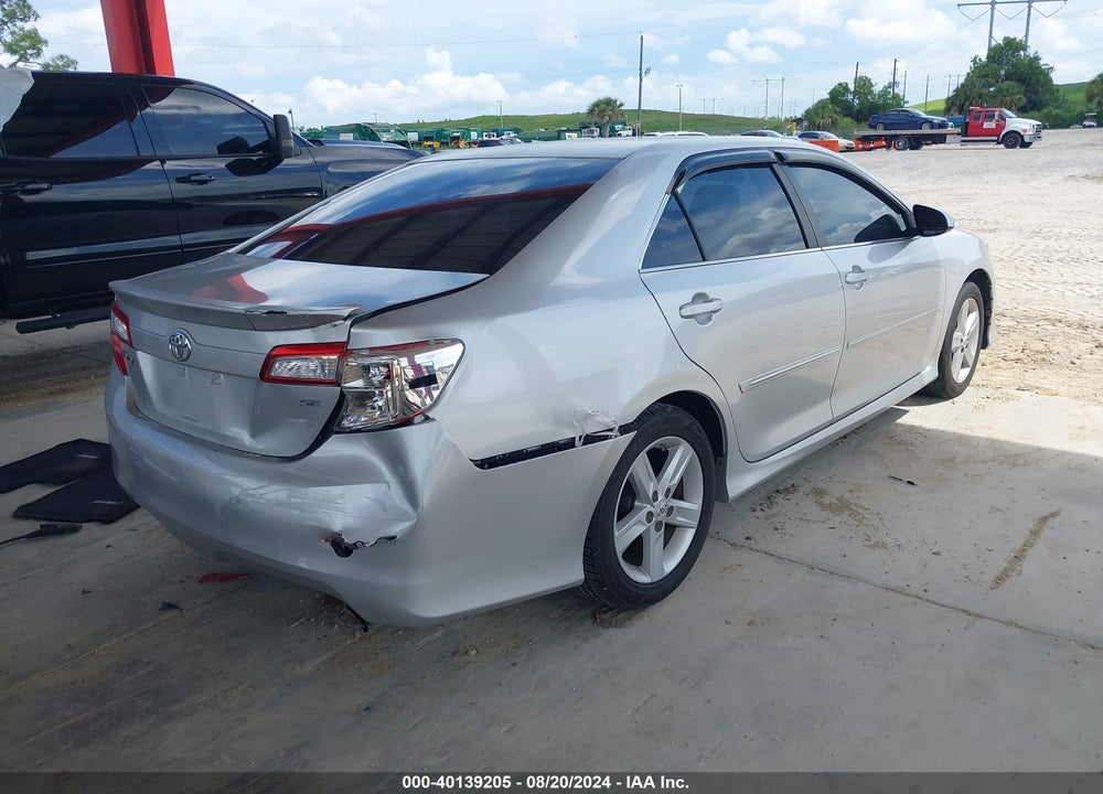 2012 TOYOTA CAMRY SE VIN: 4T1BF1FK6CU014452