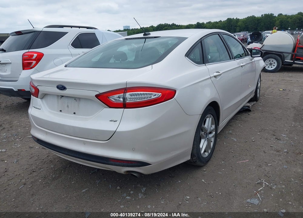 2016 FORD FUSION SE VIN: 3FA6P0H78GR300182