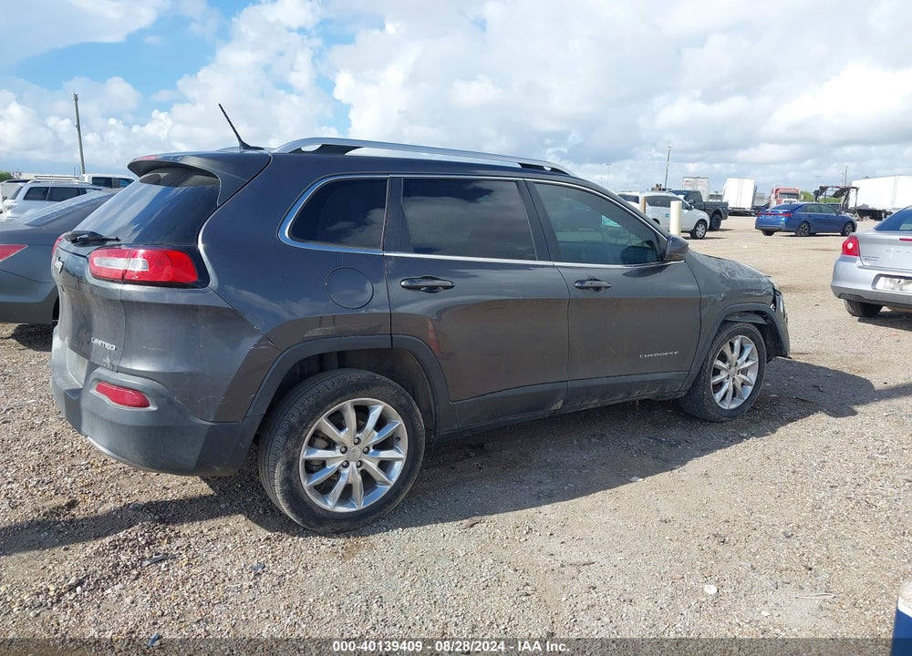2015 JEEP CHEROKEE LIMITED VIN: 1C4PJLDBXFW656897