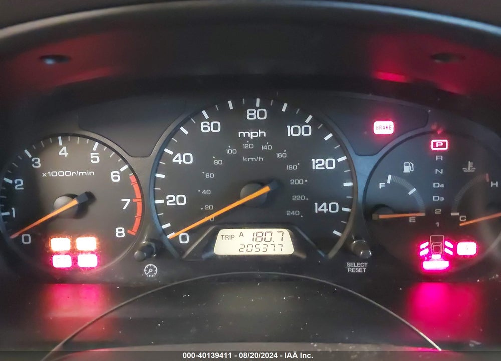2002 HONDA ACCORD 2.3 SE VIN: JHMCG56722C001872