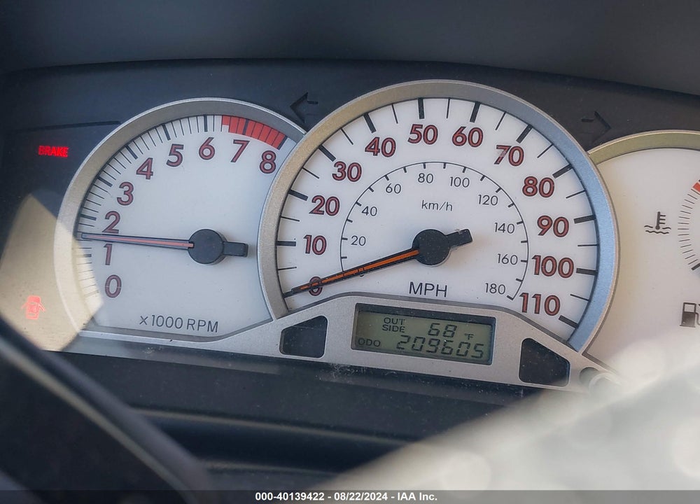 2006 TOYOTA COROLLA S VIN: 2T1BR32E86C614141