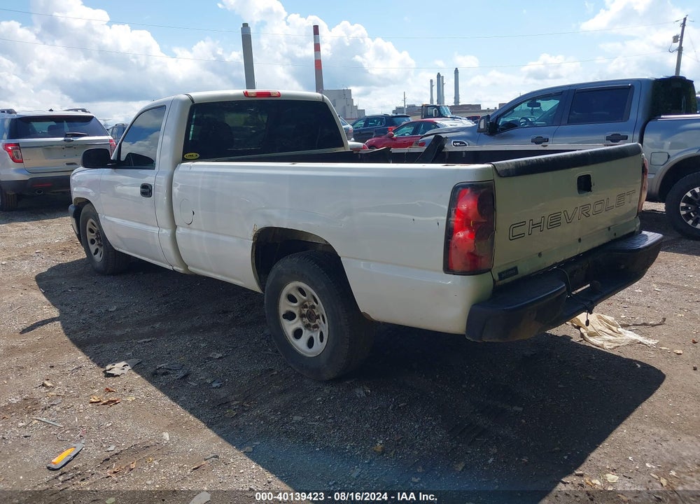 2006 CHEVROLET SILVERADO 1500 WORK TRUCK VIN: 1GCEC14XX6Z147067