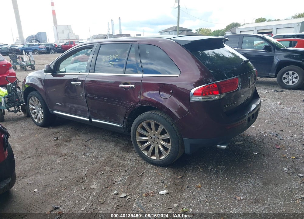 2011 LINCOLN MKX VIN: 2LMDJ8JK4BBJ24836