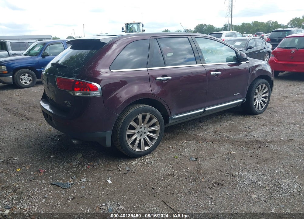 2011 LINCOLN MKX VIN: 2LMDJ8JK4BBJ24836