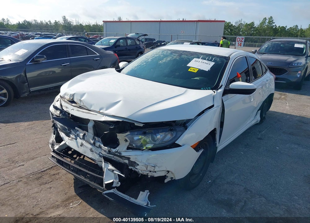 2018 HONDA CIVIC LX VIN: 19XFC2F51JE029399