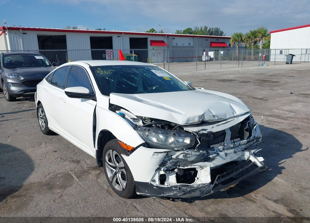 2018 HONDA CIVIC LX VIN: 19XFC2F51JE029399