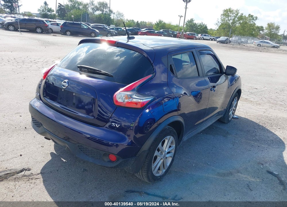 2016 NISSAN JUKE SV VIN: JN8AF5MRXGT608856