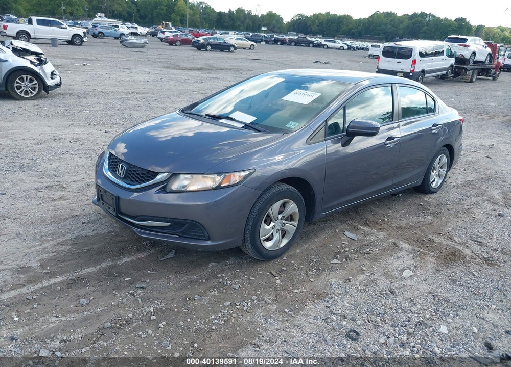 2015 HONDA CIVIC LX VIN: 19XFB2F57FE701329