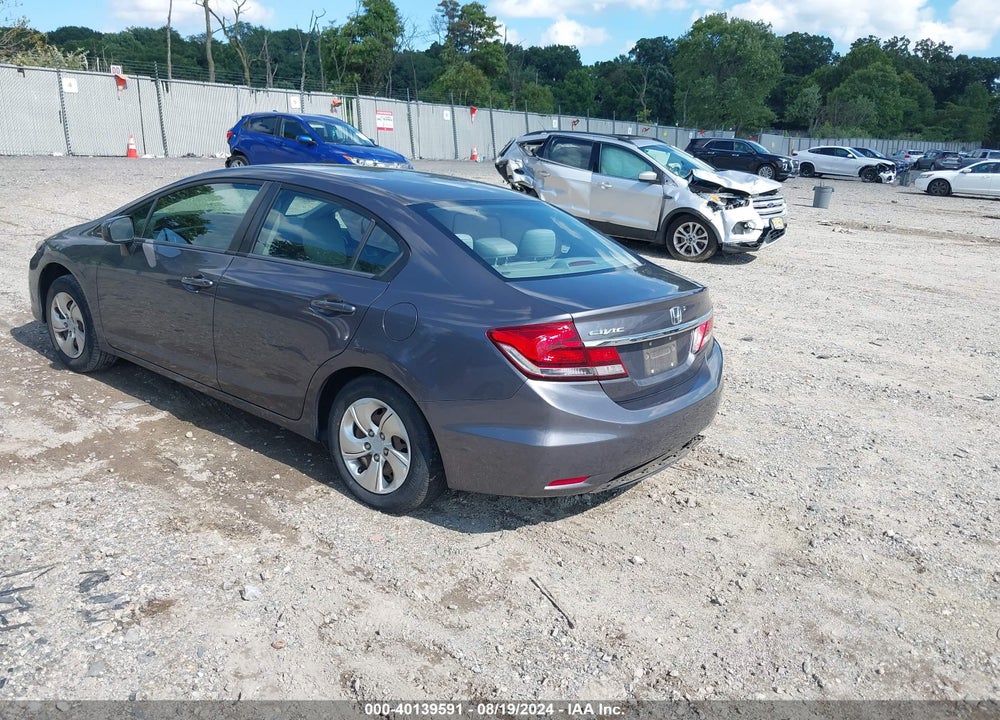 2015 HONDA CIVIC LX VIN: 19XFB2F57FE701329