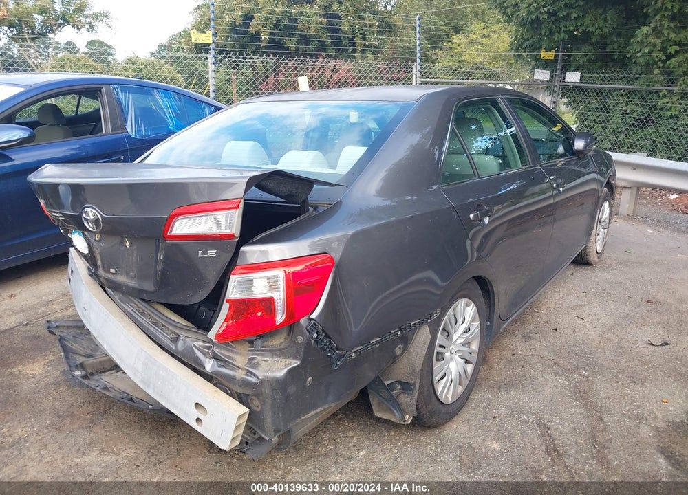 2012 TOYOTA CAMRY LE VIN: 4T1BF1FK7CU132350