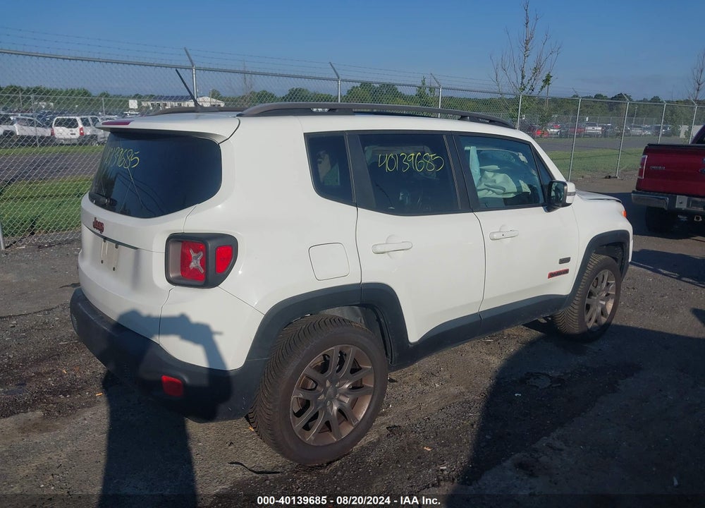 2016 JEEP RENEGADE 75TH ANNIVERSARY VIN: ZACCJBBT2GPD31177