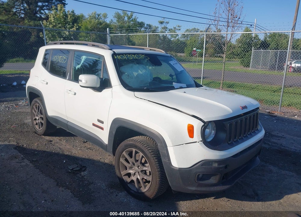 2016 JEEP RENEGADE 75TH ANNIVERSARY VIN: ZACCJBBT2GPD31177