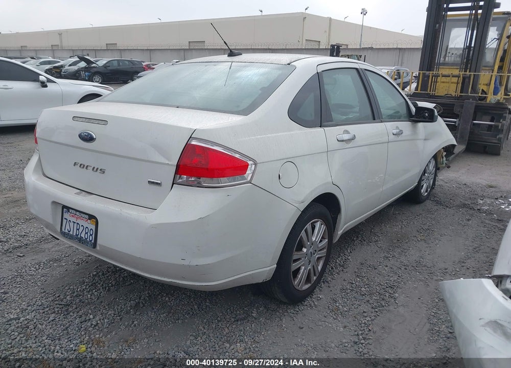 2010 FORD FOCUS SEL VIN: 1FAHP3HN6AW208260