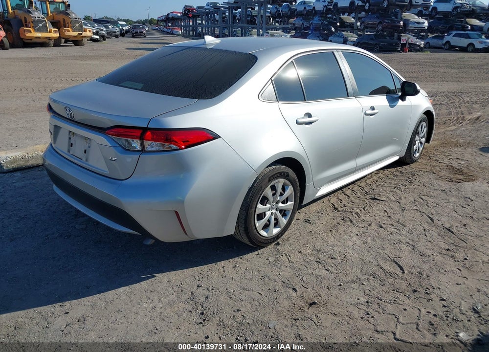 2020 TOYOTA COROLLA LE VIN: JTDEPRAE1LJ102776