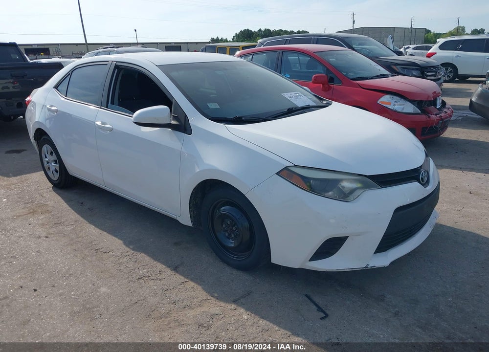 2016 TOYOTA COROLLA L VIN: 2T1BURHE4GC628421