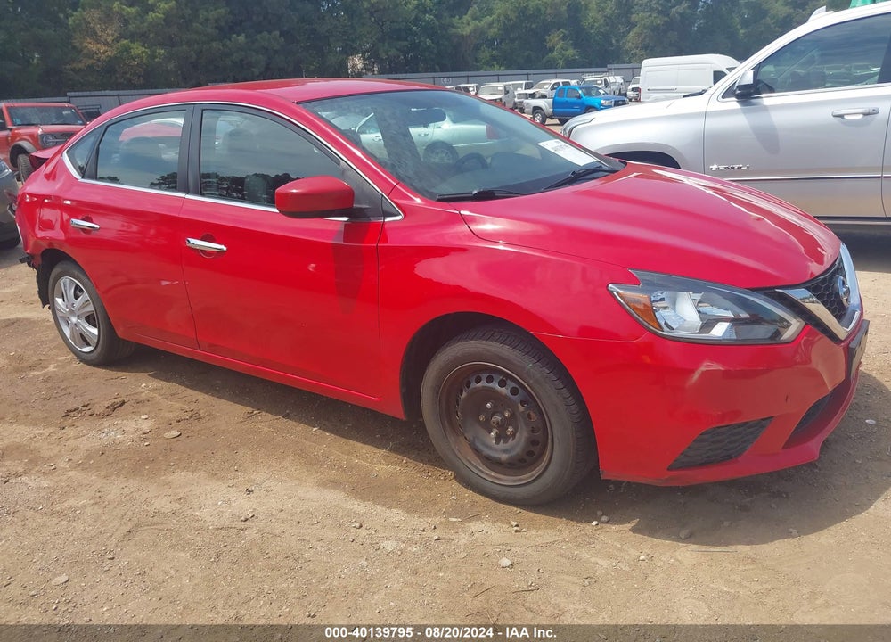 2017 NISSAN SENTRA SV VIN: 3N1AB7AP4HL676343