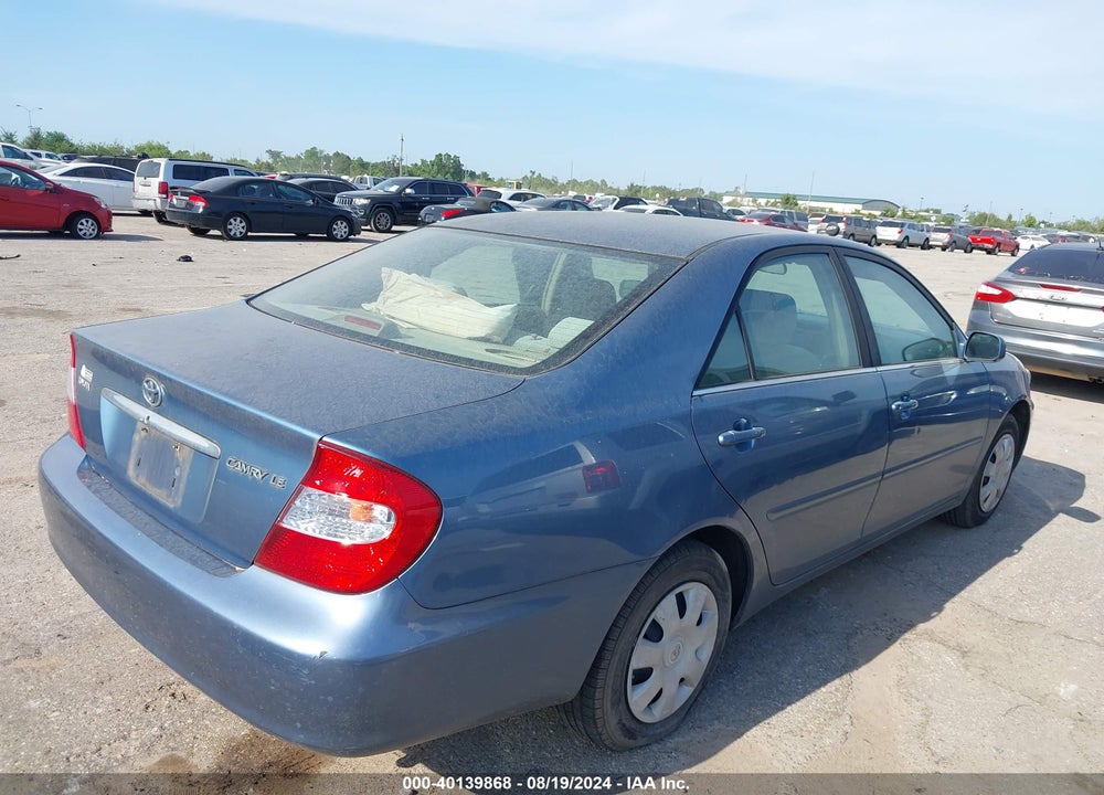 2003 TOYOTA CAMRY LE VIN: 4T1BE32K13U649745