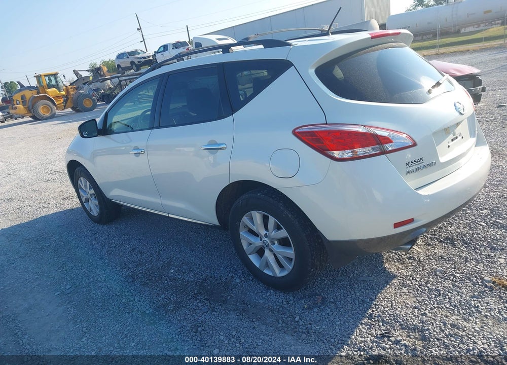 2012 NISSAN MURANO SL VIN: JN8AZ1MU5CW115907