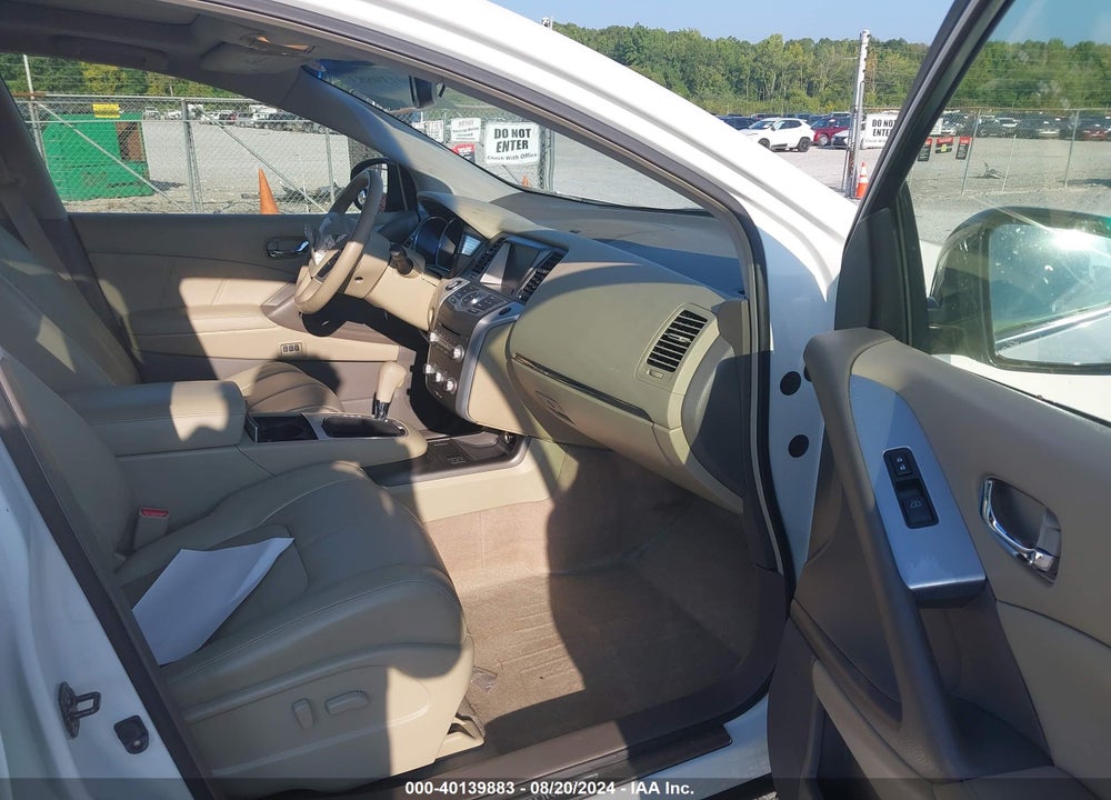 2012 NISSAN MURANO SL VIN: JN8AZ1MU5CW115907