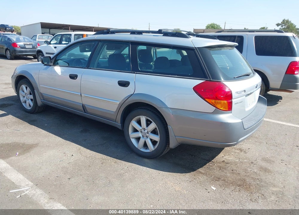 2007 SUBARU OUTBACK VIN: 4S4BP61C077338883