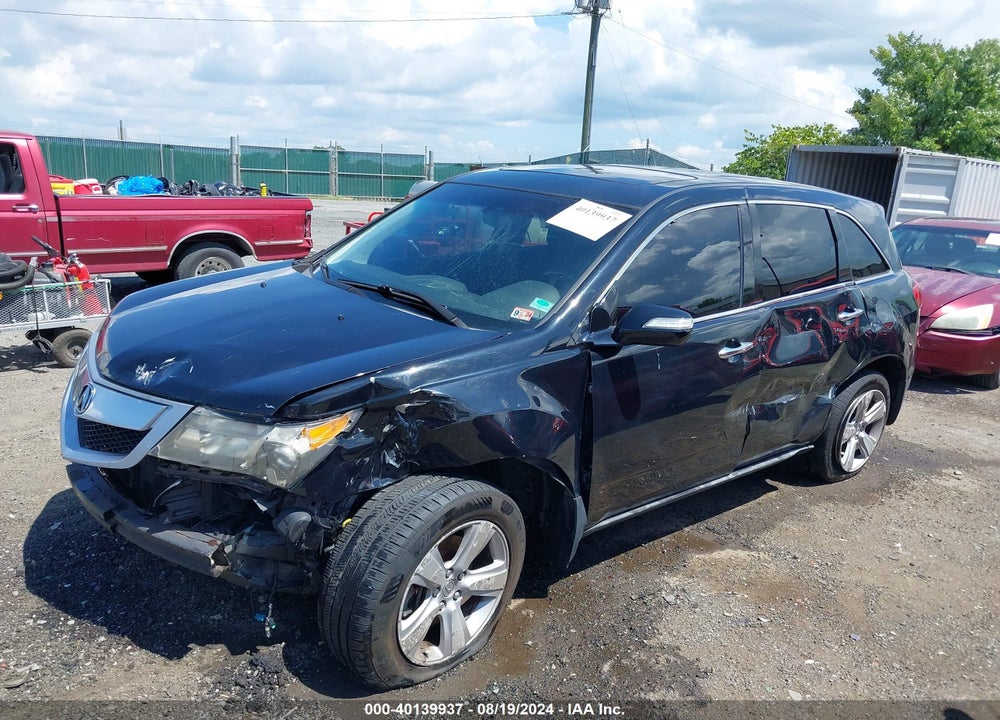 2010 ACURA MDX VIN: 2HNYD2H21AH502578