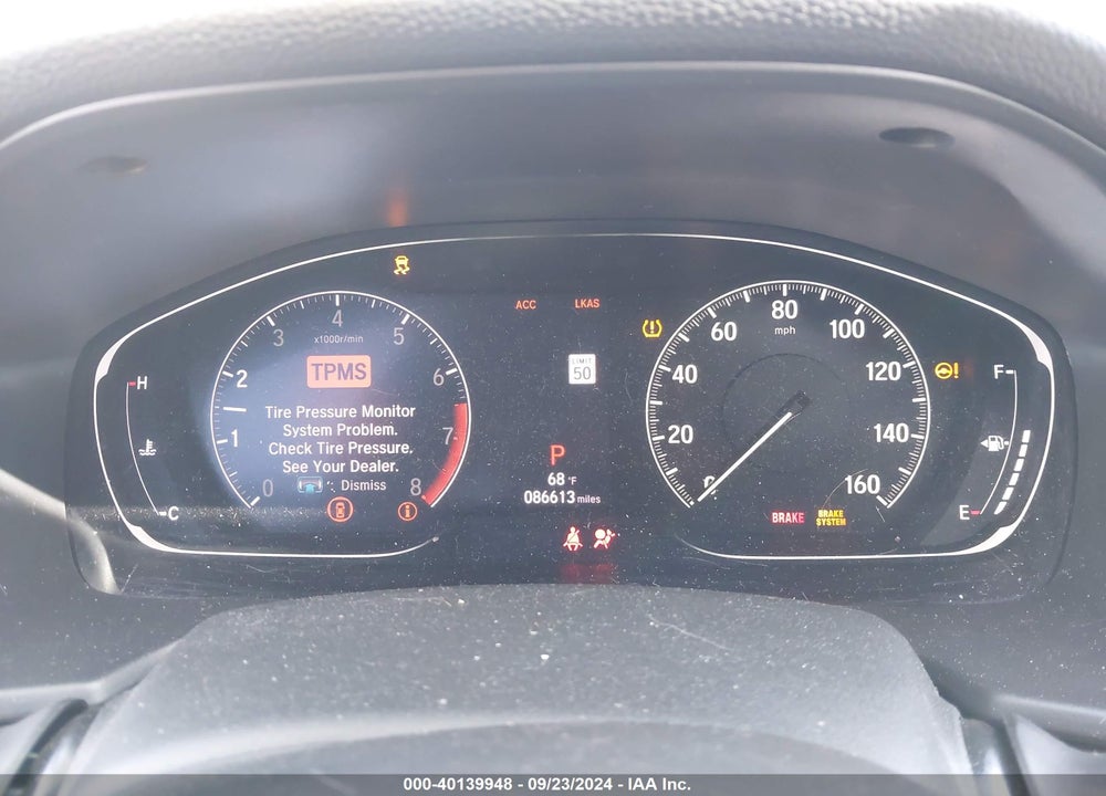 2020 HONDA ACCORD EX VIN: 1HGCV1F49LA039717