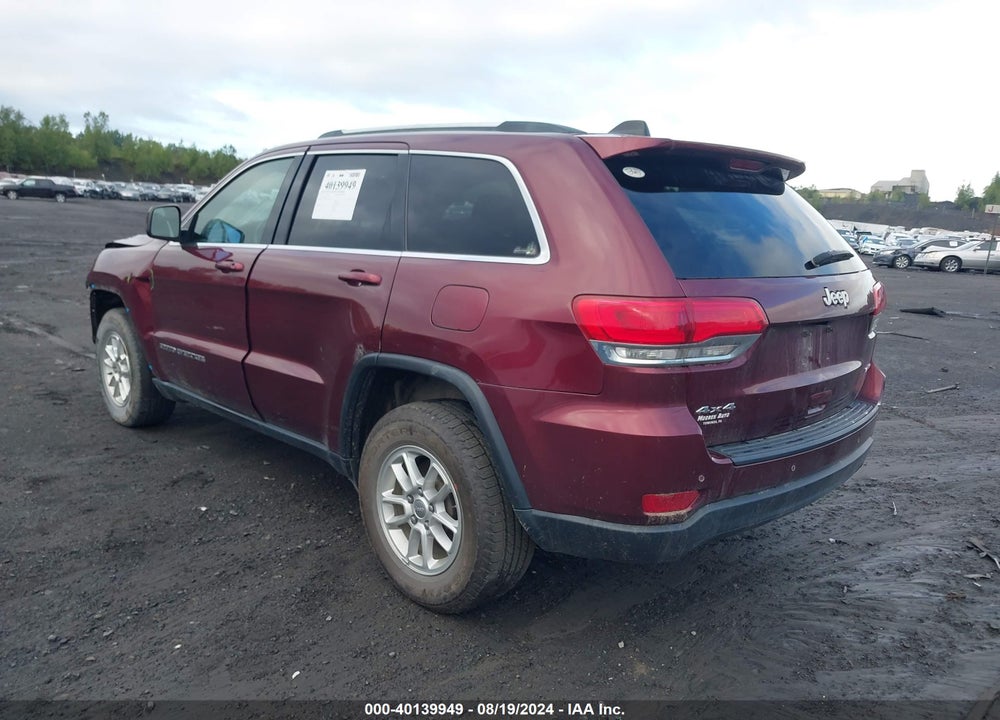 2019 JEEP GRAND CHEROKEE LAREDO E 4X4 VIN: 1C4RJFAGXKC791805