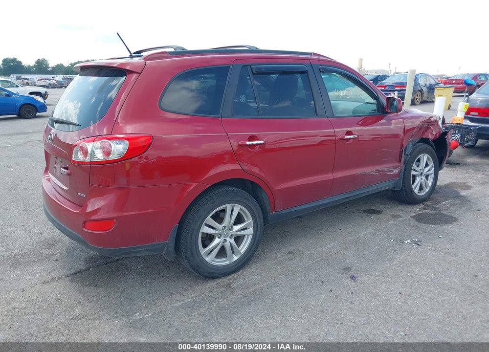 2012 HYUNDAI SANTA FE LIMITED VIN: 5XYZK3AB4CG156110