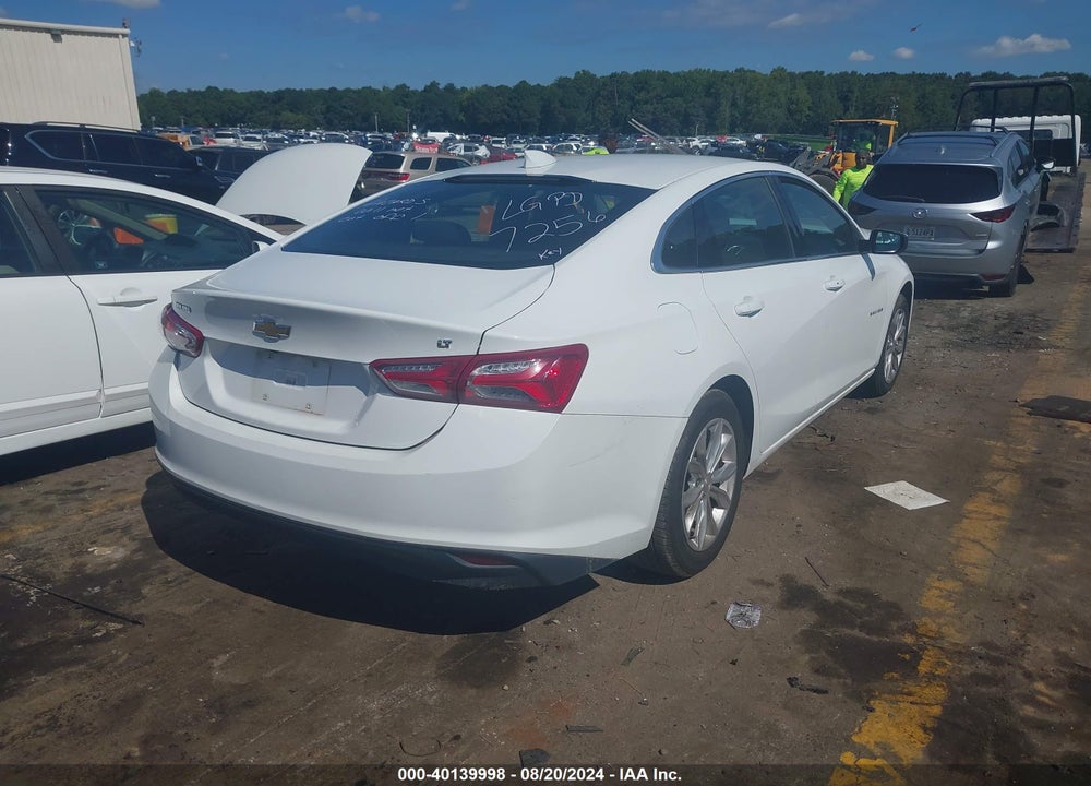 2020 CHEVROLET MALIBU FWD LT VIN: 1G1ZD5ST6LF107256
