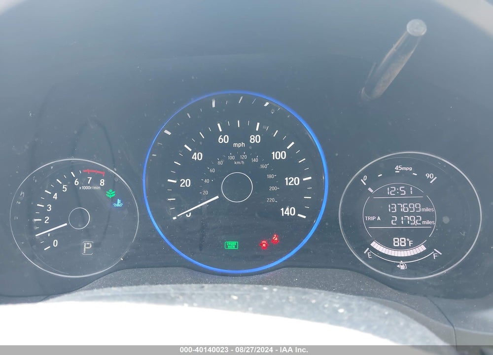 2017 HONDA HR-V LX VIN: 3CZRU6H37HM729600