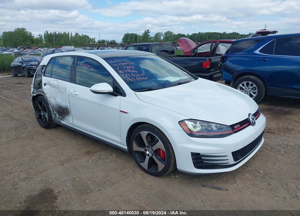 2017 VOLKSWAGEN GOLF GTI SE 4-DOOR VIN: 3VW447AU3HM007983