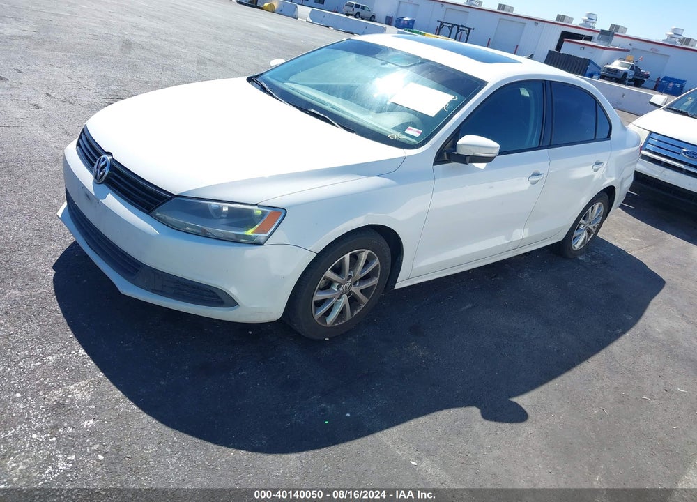 2012 VOLKSWAGEN JETTA 2.5L SE VIN: 3VWDP7AJ0CM346433