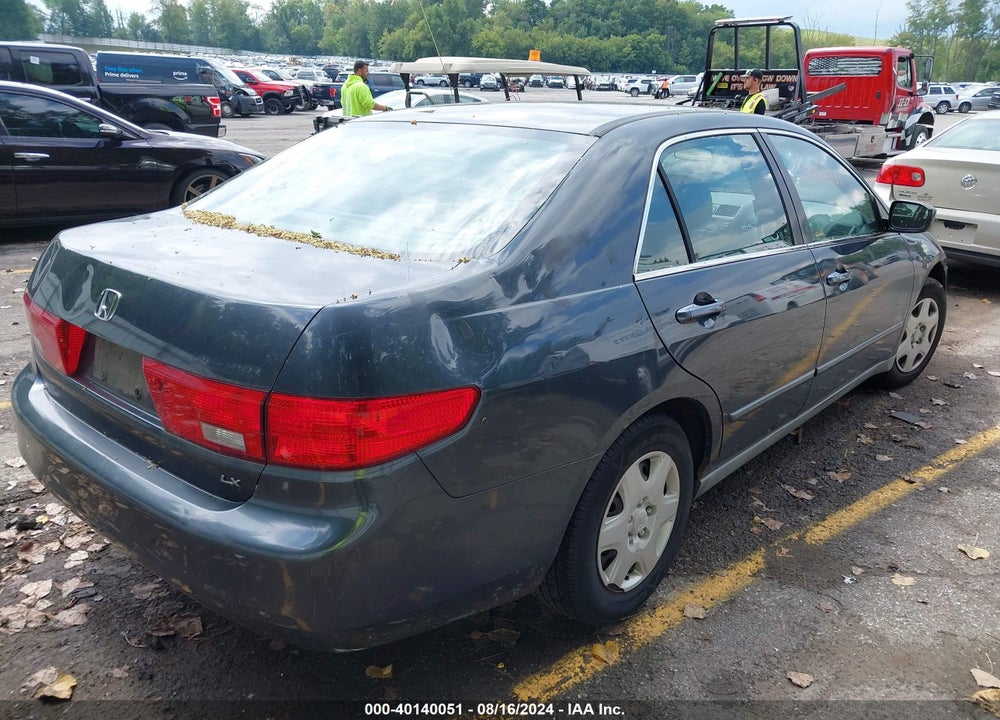 2005 HONDA ACCORD 2.4 LX VIN: 1HGCM56475A081011