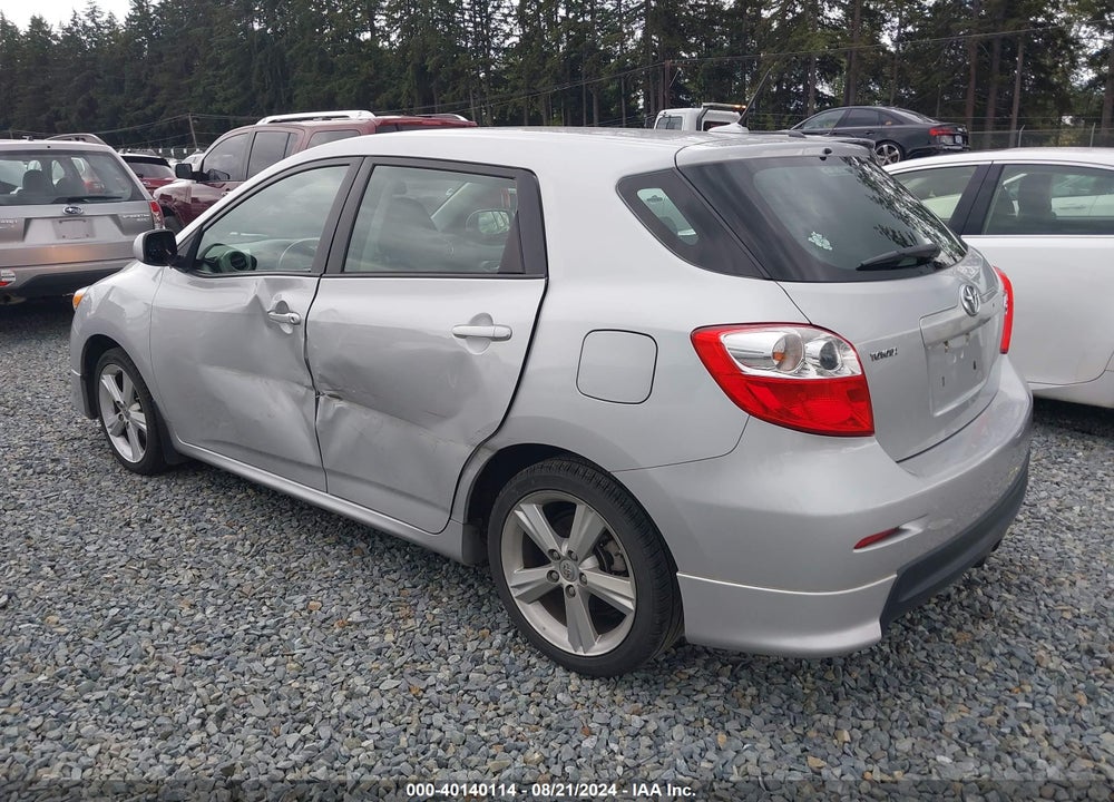 2009 TOYOTA MATRIX S VIN: 2T1KE40E29C008780