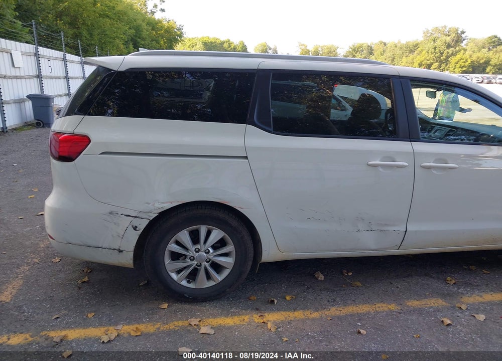 2016 KIA SEDONA LX VIN: KNDMB5C17G6191159