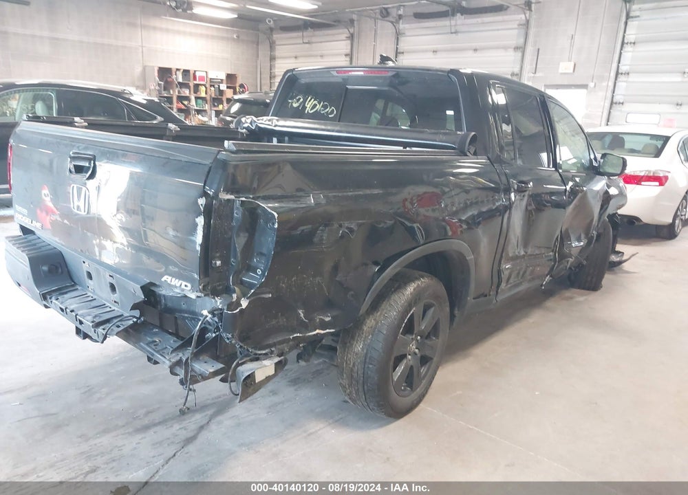 2017 HONDA RIDGELINE BLACK EDITION VIN: 5FPYK3F80HB008082