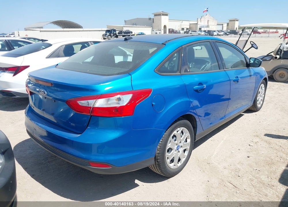 2012 FORD FOCUS SE VIN: 1FAHP3F22CL139483