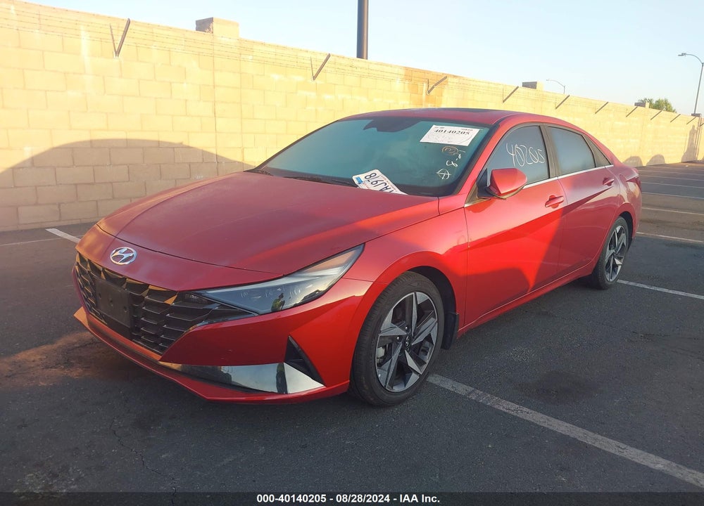 2022 HYUNDAI ELANTRA LIMITED VIN: KMHLP4AG6NU224350
