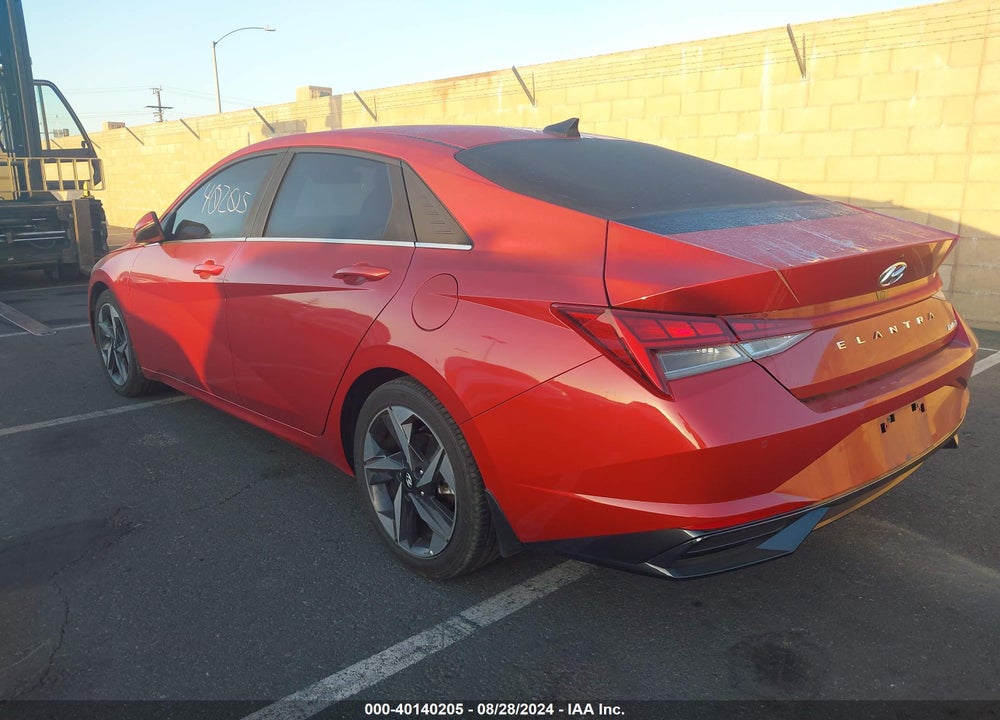 2022 HYUNDAI ELANTRA LIMITED VIN: KMHLP4AG6NU224350