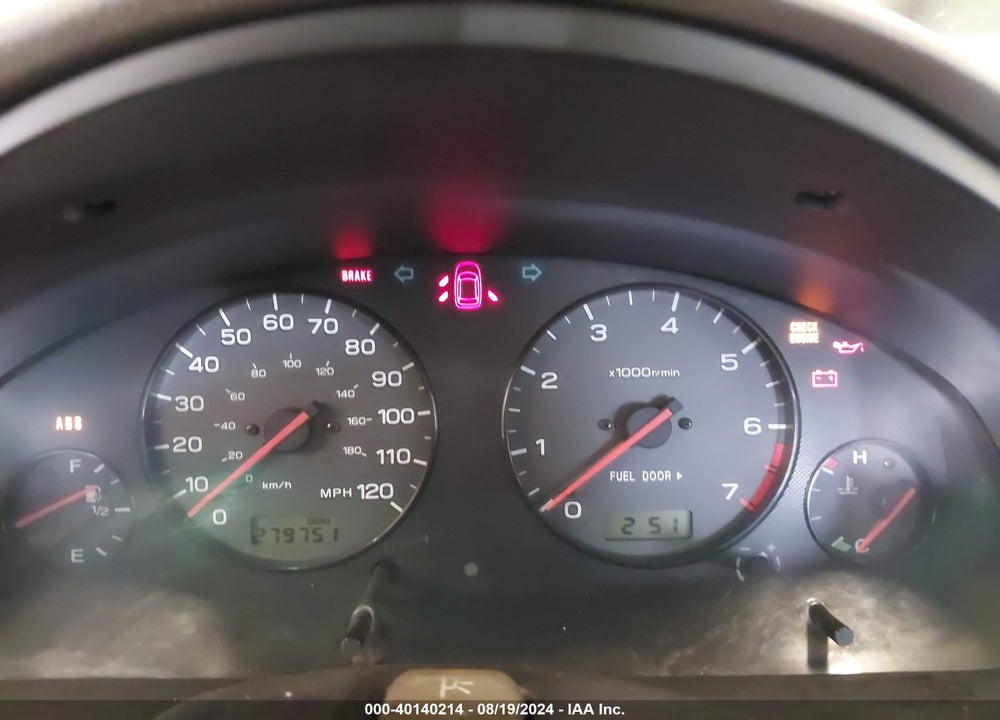 2000 SUBARU OUTBACK VIN: 4S3BH6654Y6665659