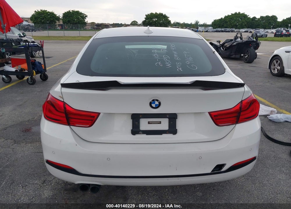 2018 BMW 430I GRAN COUPE XDRIVE VIN: WBA4J3C51JBG91679