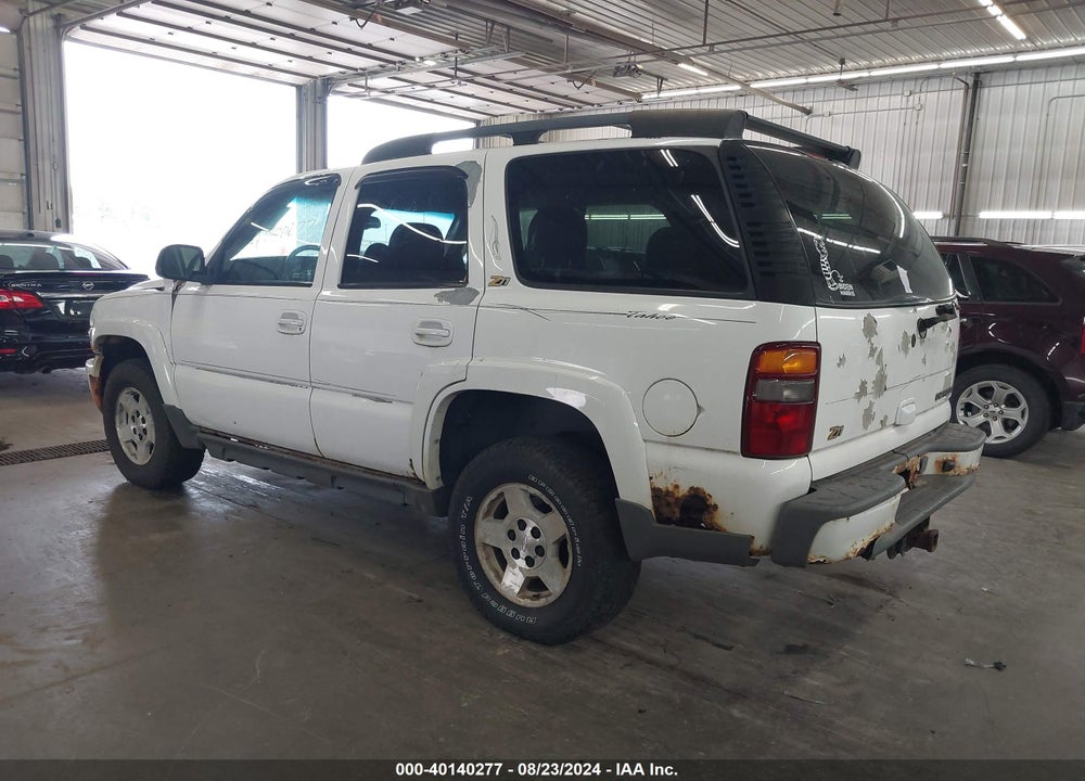 2003 CHEVROLET TAHOE Z71 VIN: 1GNEK13Z93R282758