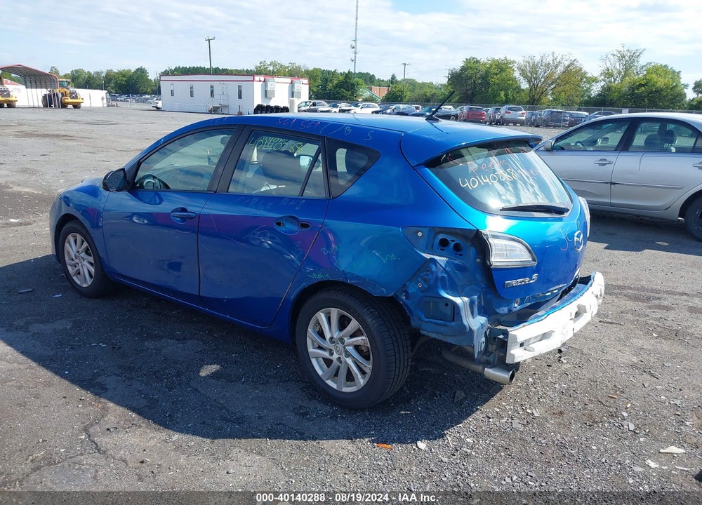 2012 MAZDA 3 I VIN: JM1BL1L81C1660084