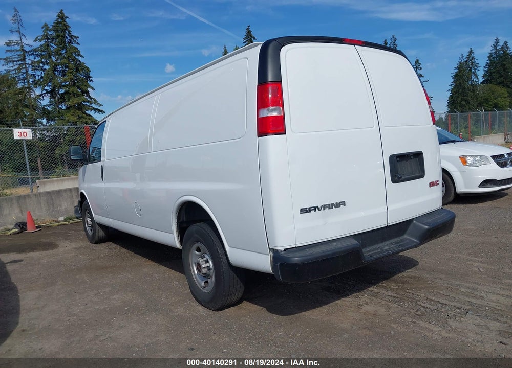 2023 GMC SAVANA CARGO RWD 2500 EXTENDED WHEELBASE WORK VAN VIN: 1GTW7BFP6P1108634